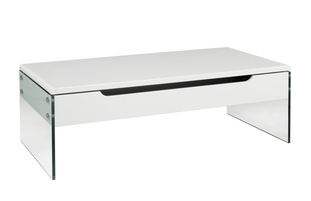 White coffee table