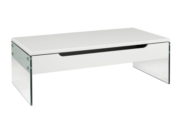White coffee table