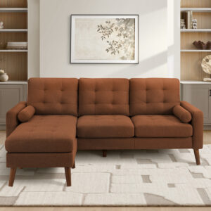 Rust sofa lounger