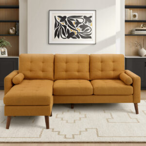 Orange sofa lounger