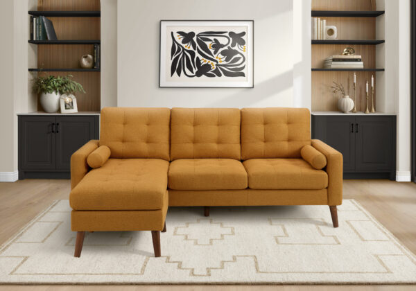 Orange sofa lounger