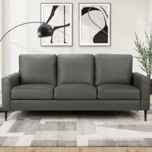 Grey PU sofa