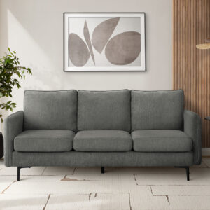 Grey fabric sofa