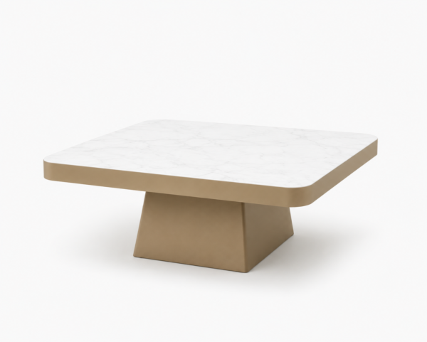 Gold coffee table