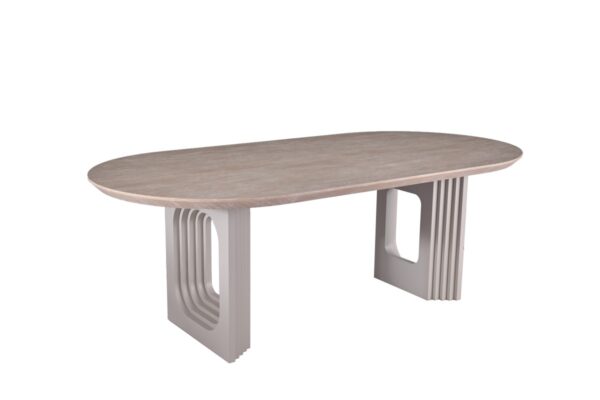 Beige dining table
