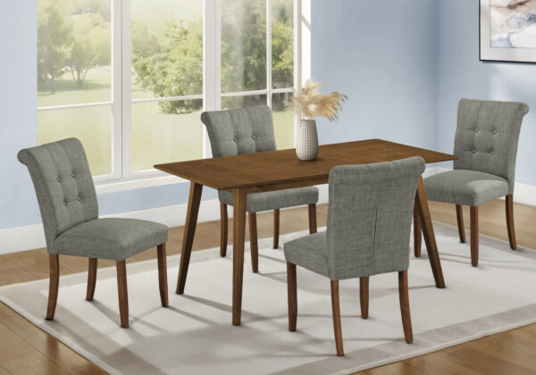 Walnut veneer dining table