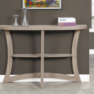 Accent Table, Console, Entryway, Narrow, Sofa, Living Room, Bedroom, Brown Laminate, Contemporary, Modern