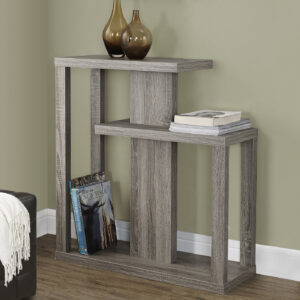 Accent Table, Console, Entryway, Narrow, Sofa, Living Room, Bedroom, Brown Laminate, Contemporary, Modern