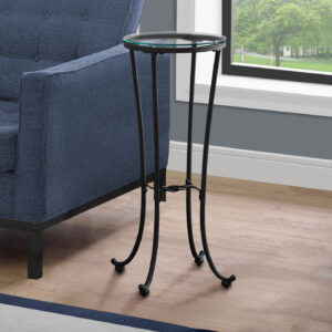 Accent Table, Side, End, Plant Stand, Round, Living Room, Bedroom, Contemporary, Modern