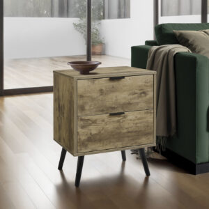 Accent Table, Bedroom, End, Living Room, Nightstand, Side Table, Storage Drawer, Light Brown Laminate, Modern, Contemporary