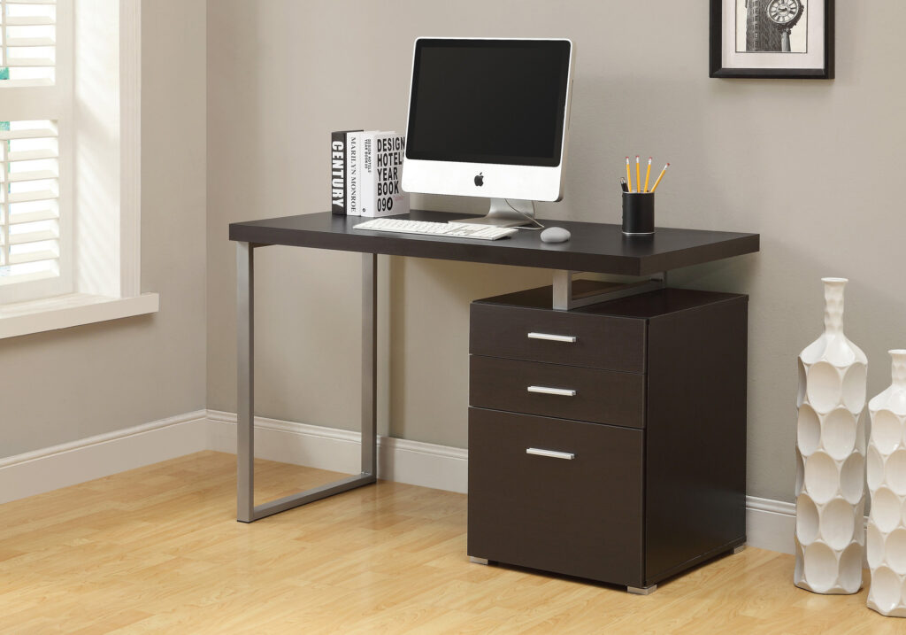 Espresso left or right computer desk