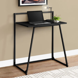COMPUTER DESK - 30"L / JUVENILE BLACK / BLACK METAL