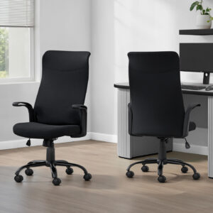 Office Chair, Adjustable Height, Swivel, Ergonomic, Armrests, Computer Desk, Work, Black Mesh, Black Metal, Contemporary, Modern