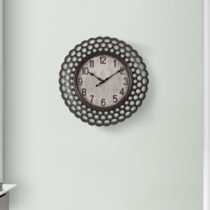 Clocks, 16" Round, Wall Clock, Dark Green, Transitional