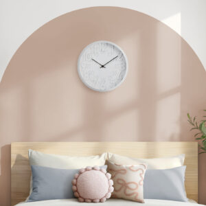 Clocks, 12" Round, Wall Clock, Juvenile, White Face, White Frame, Contemporary, Modern