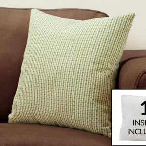 Pillows, 18 X 18 Square, Insert Included, Decorative Throw, Accent, Sofa, Couch, Bedroom, Green Hypoallergenic Polyester, Modern