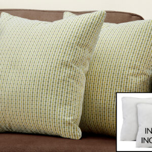 Pillows, Set Of 2, 18 X 18 Square, Insert Included, Decorative Throw, Accent, Sofa, Couch, Bedroom, Green Hypoallergenic Polyester, Modern