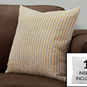 Pillows, 18 X 18 Square, Insert Included, Decorative Throw, Accent, Sofa, Couch, Bedroom, Gold And Grey Hypoallergenic Polyester, Modern