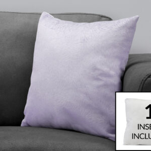 Pillows, 18 X 18 Square, Insert Included, Decorative Throw, Accent, Sofa, Couch, Bedroom, Purple Hypoallergenic Polyester, Modern