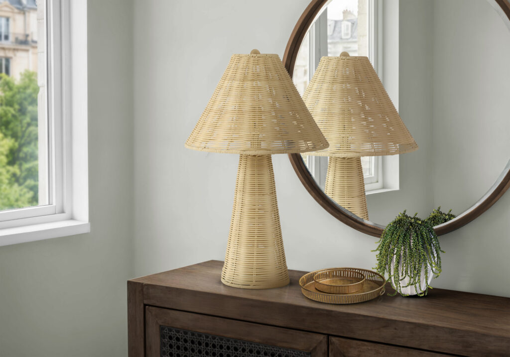 Lighting, Natural Rattan, Contemporary