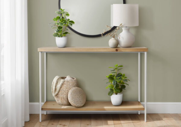 Artificial Plant, 14″ Tall, Ficus, Indoor, Faux, Fake, Table, Greenery, Potted, Set Of 2, Decorative, Green Leaves, White Pots
