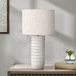Lighting, 28"H, Table Lamp, Cream Resin, Ivory / Cream Shade, Transitional