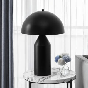 Lighting, Table Lamp, 23"H, Black Metal