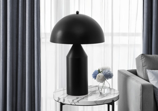 Lighting, Table Lamp, 23″H, Black Metal