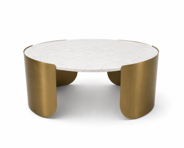 Gold coffee table