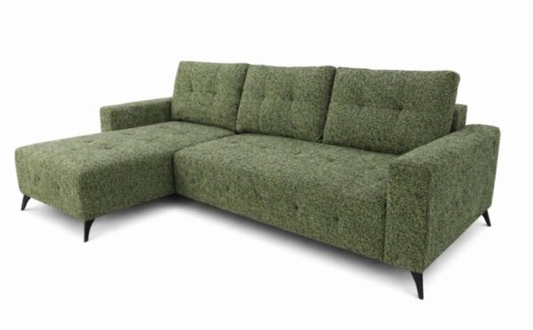 Green LHF sectional sleeper