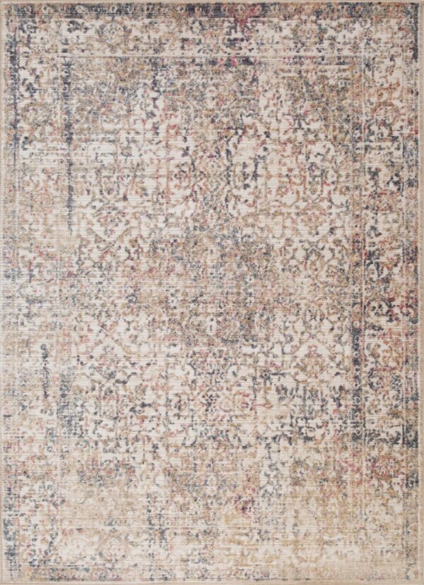 Ivory and beige 5×8 area rug