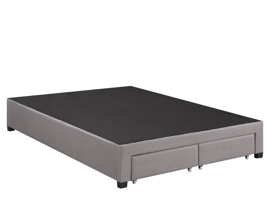 Grey king bed base