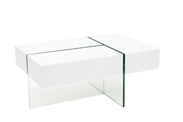 White coffee table