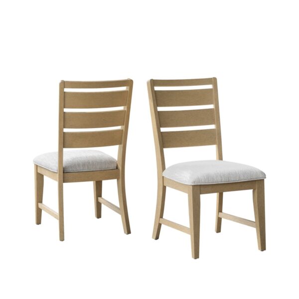 Natural dining chair, set of 2