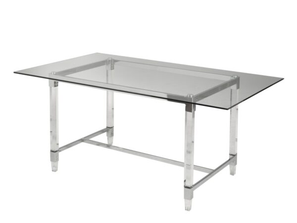 Silver dining table