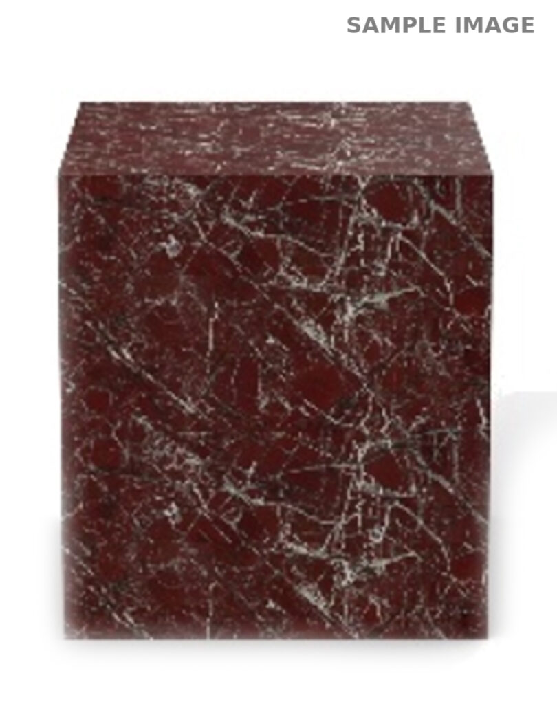 Burgundy side table
