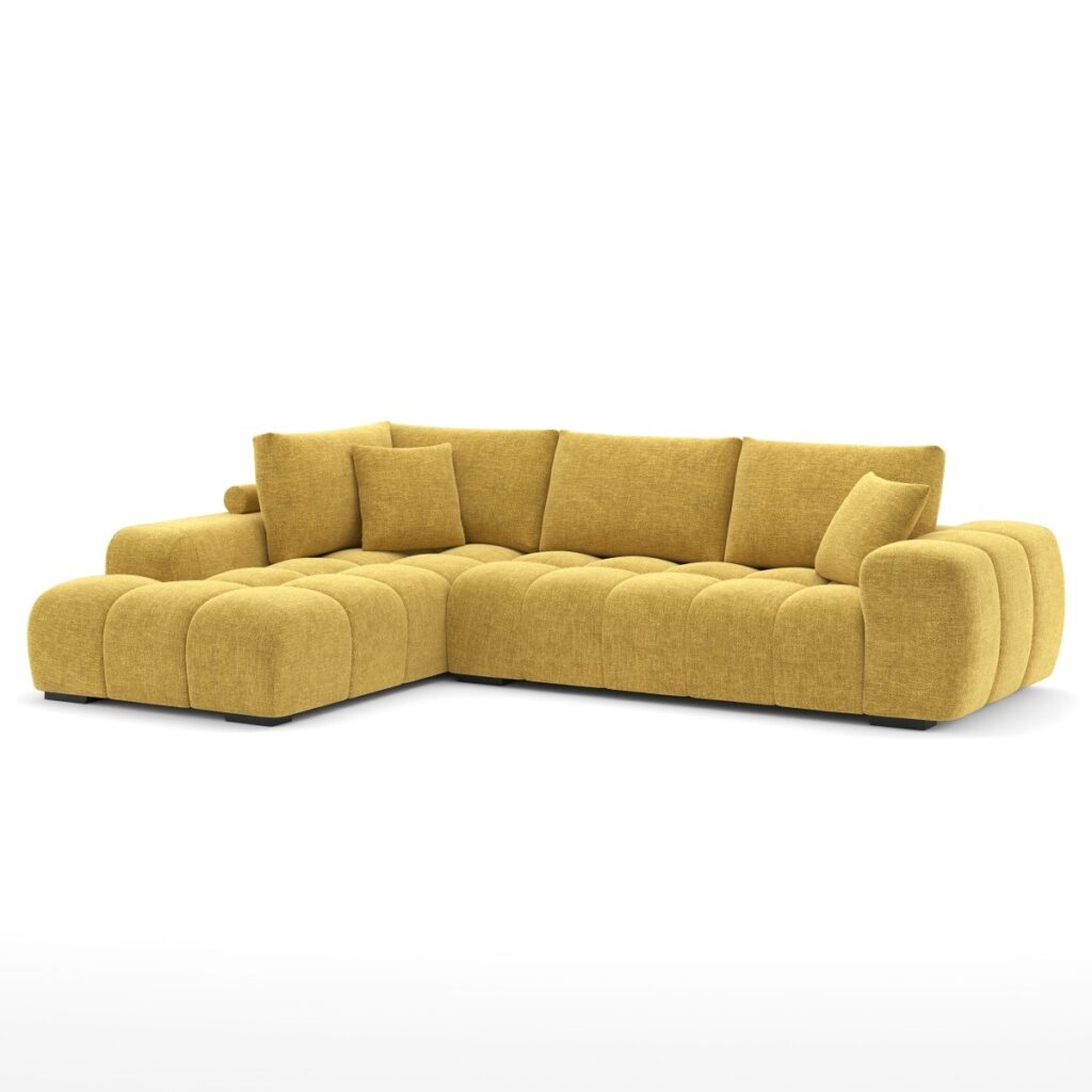Yellow LHF sectional
