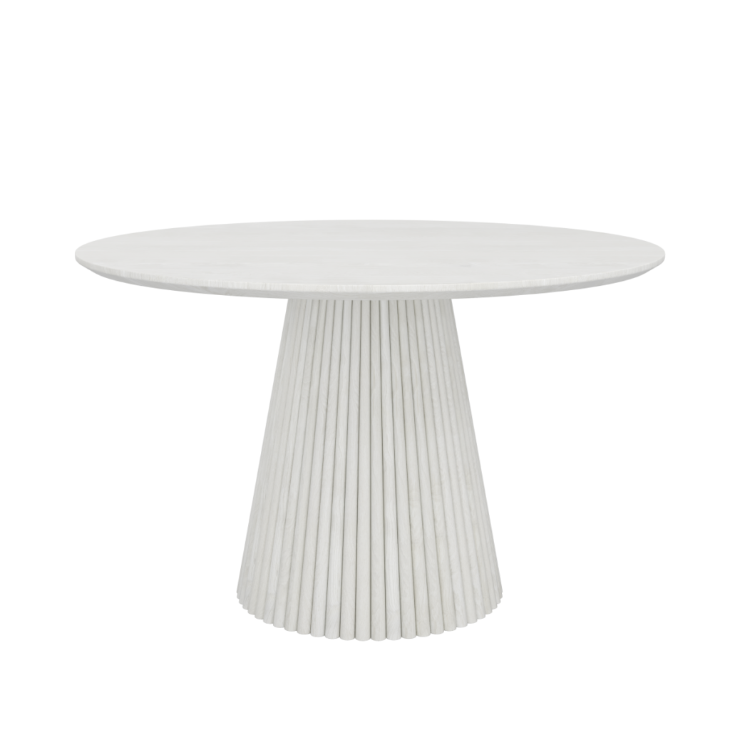 White wash dining table