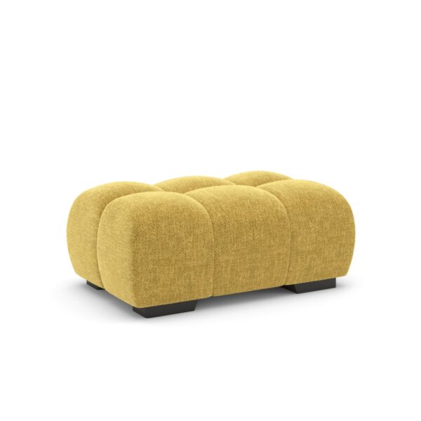 Yellow ottoman