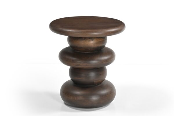 Walnut accent table