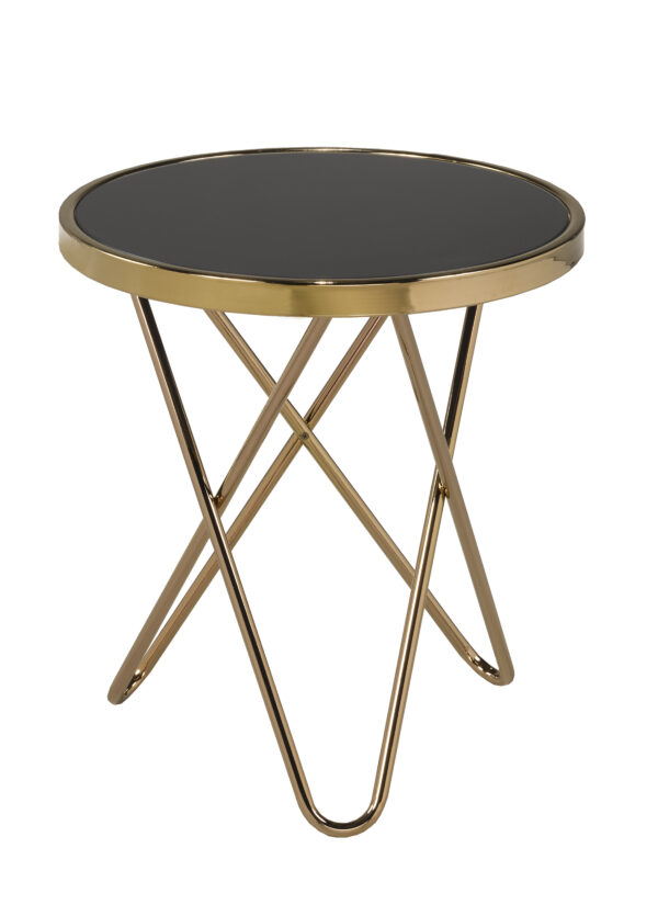 Rose gold accent table