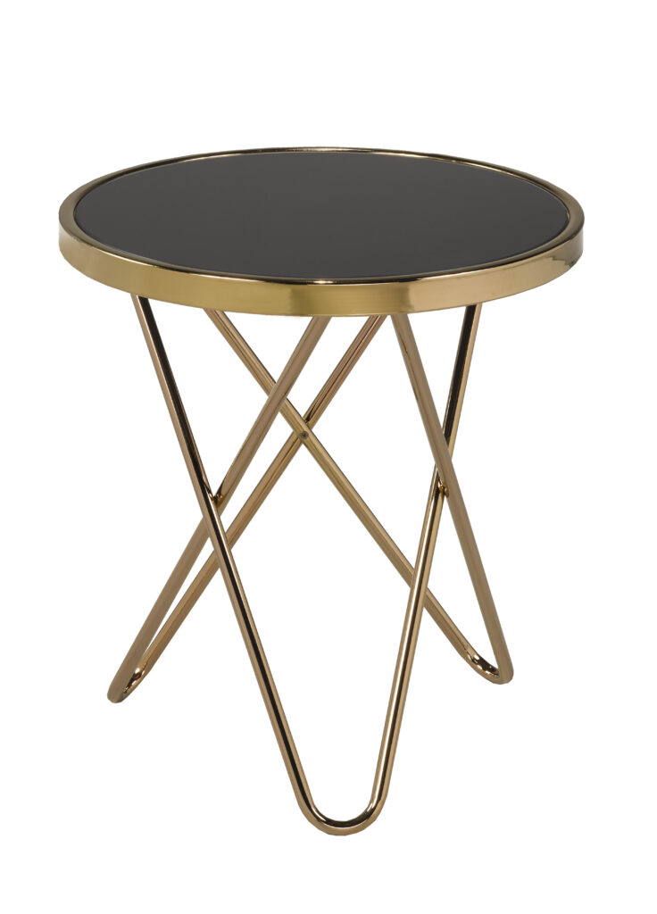 Rose gold accent table