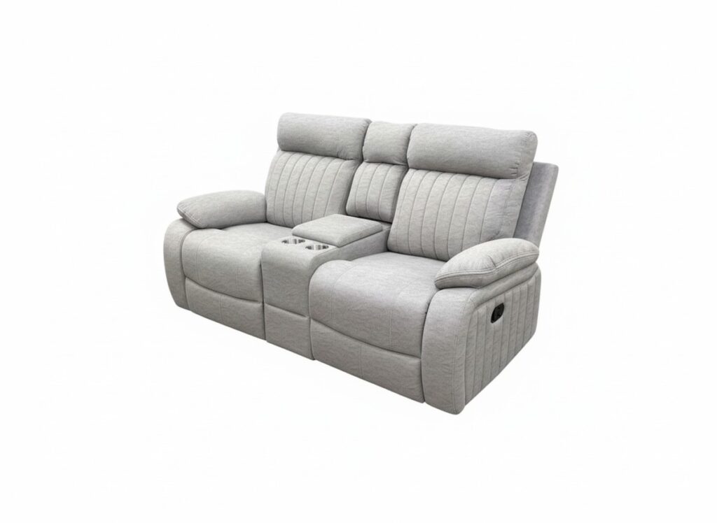 Stone recliner love seat