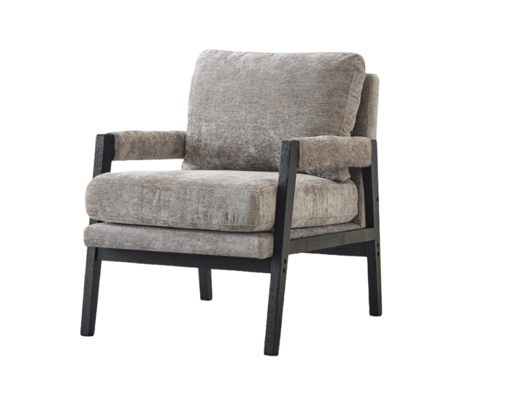 Grey arm chair