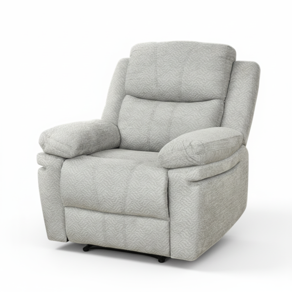 Beige power recliner