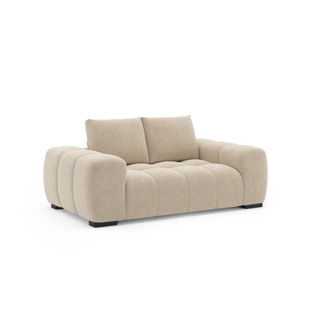 Beige love seat