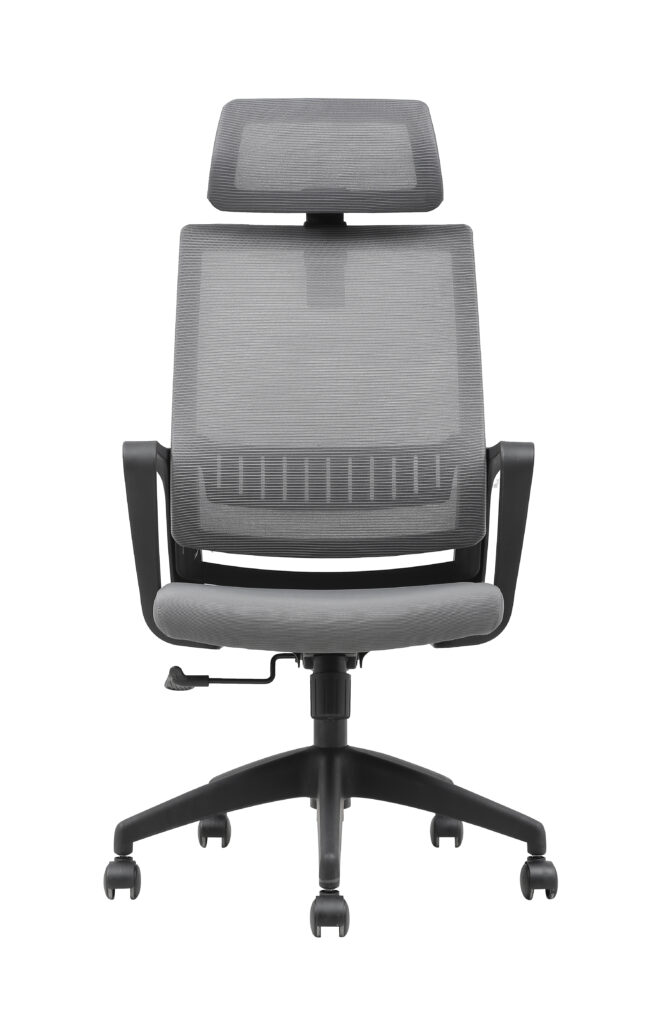 Grey office chair