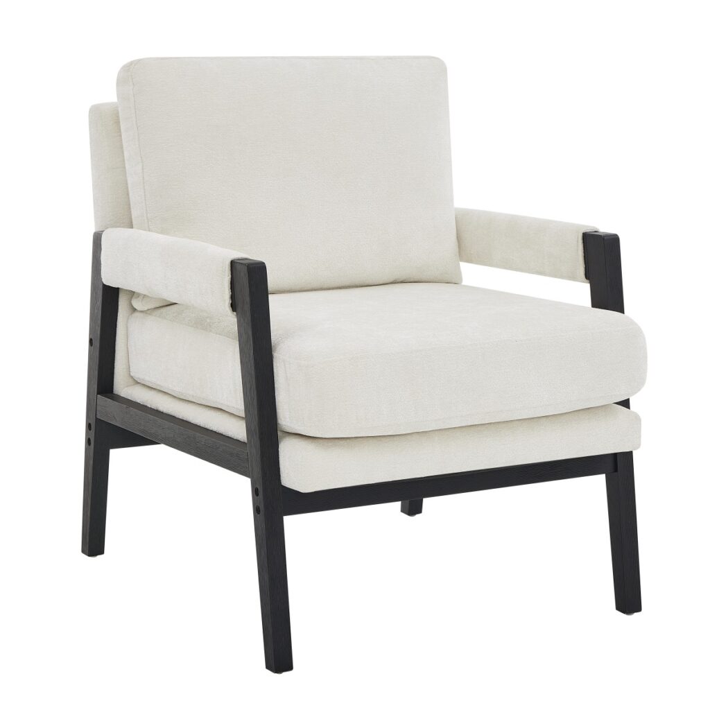 Beige arm chair