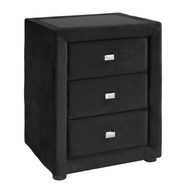 Black night stand