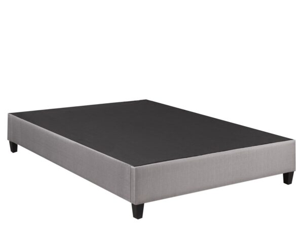 Grey twin bed base